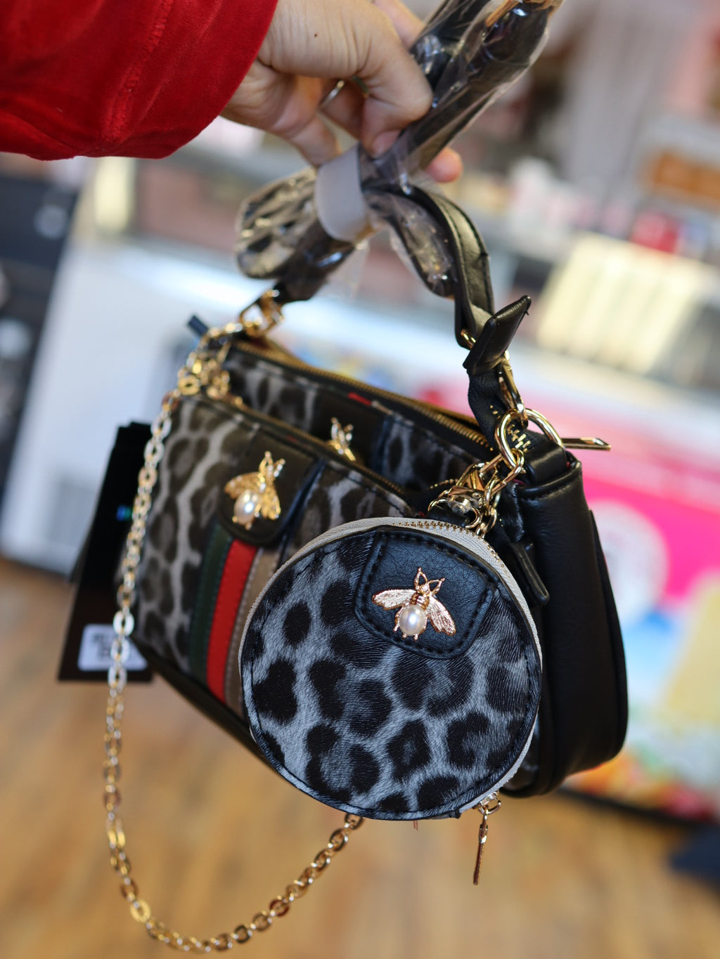Esme 3 Piece Crossbody Purse Black