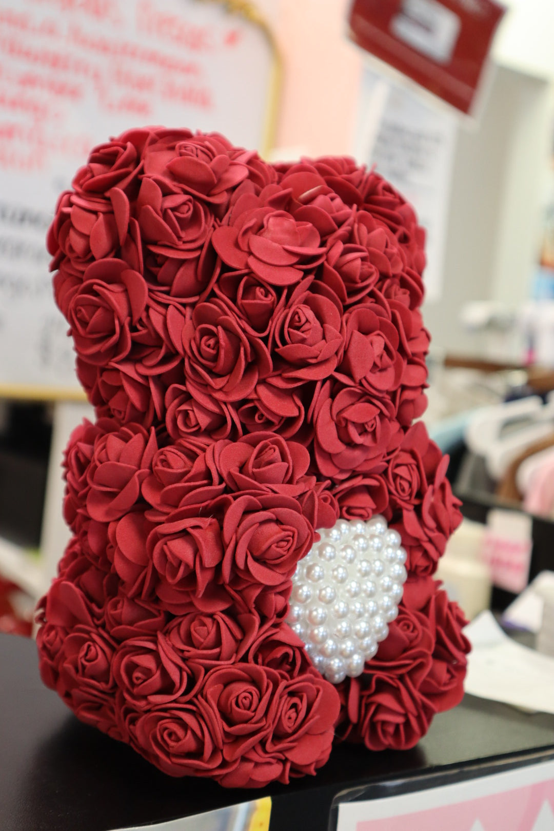 Rose Bears with Pearls