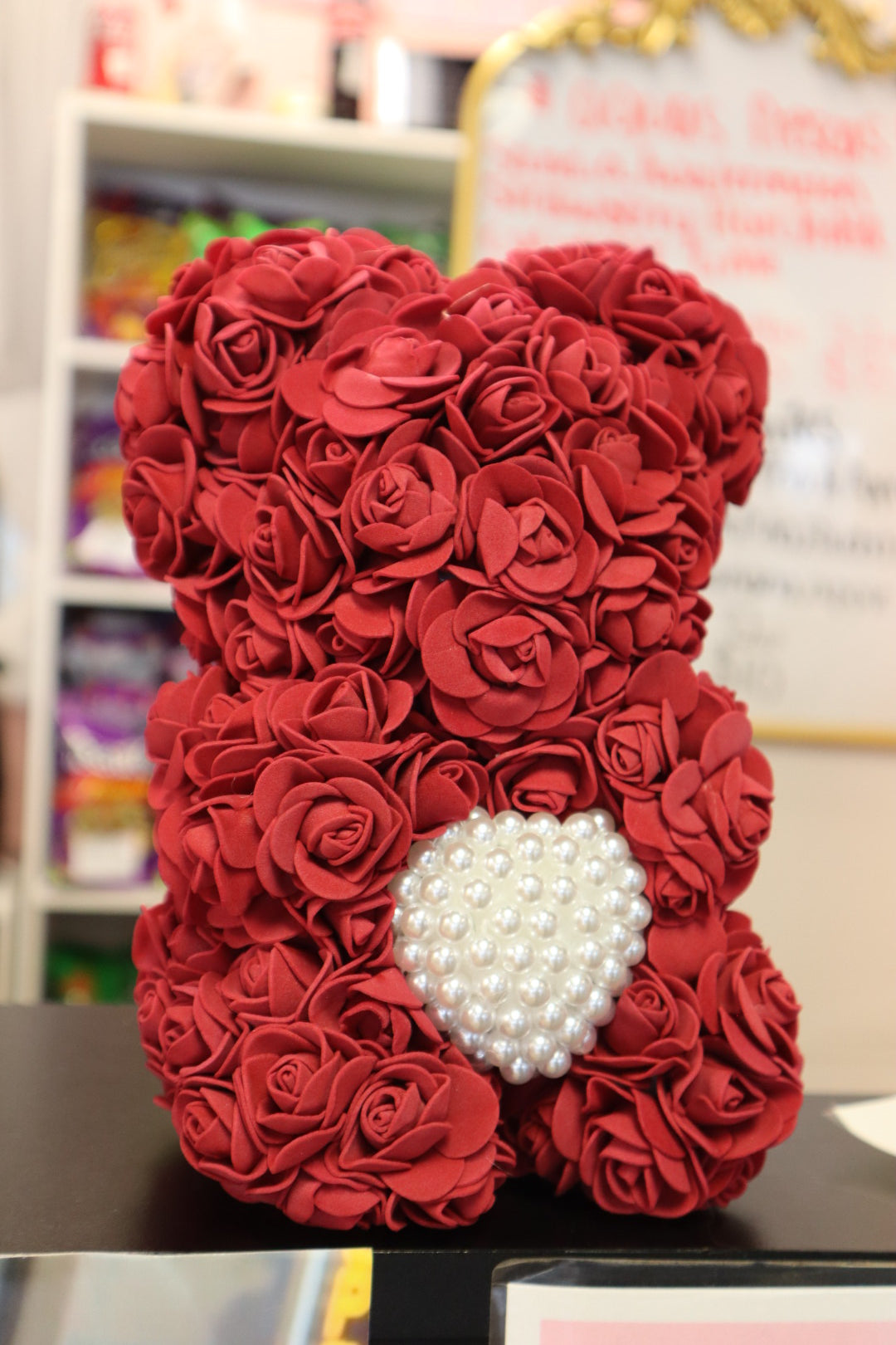 Rose Bears with Pearls