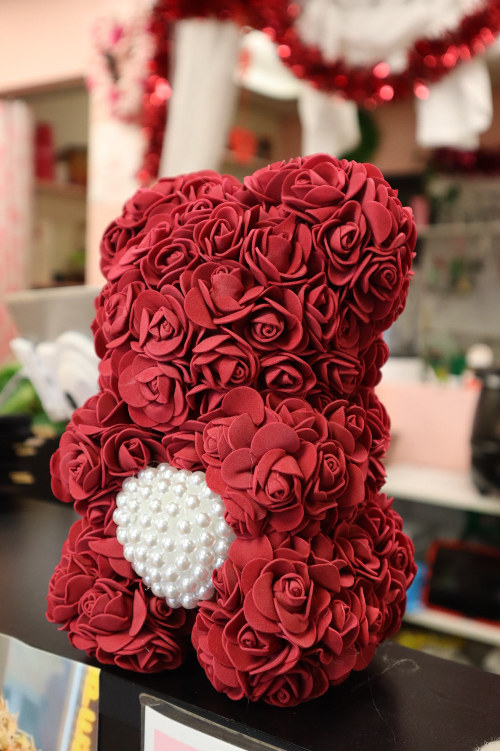 Rose Bears with Pearls
