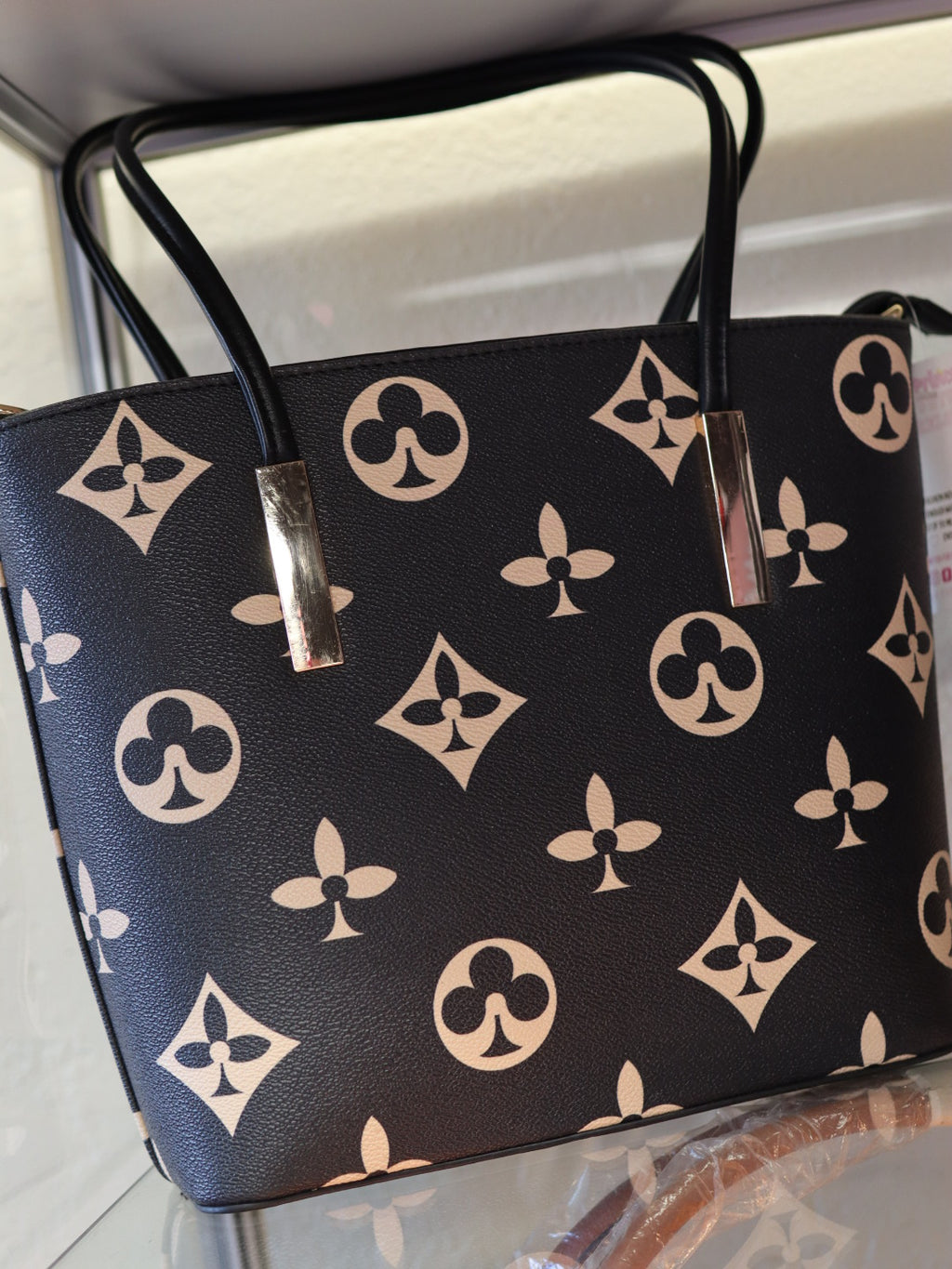 Layla Black Medium Handbag