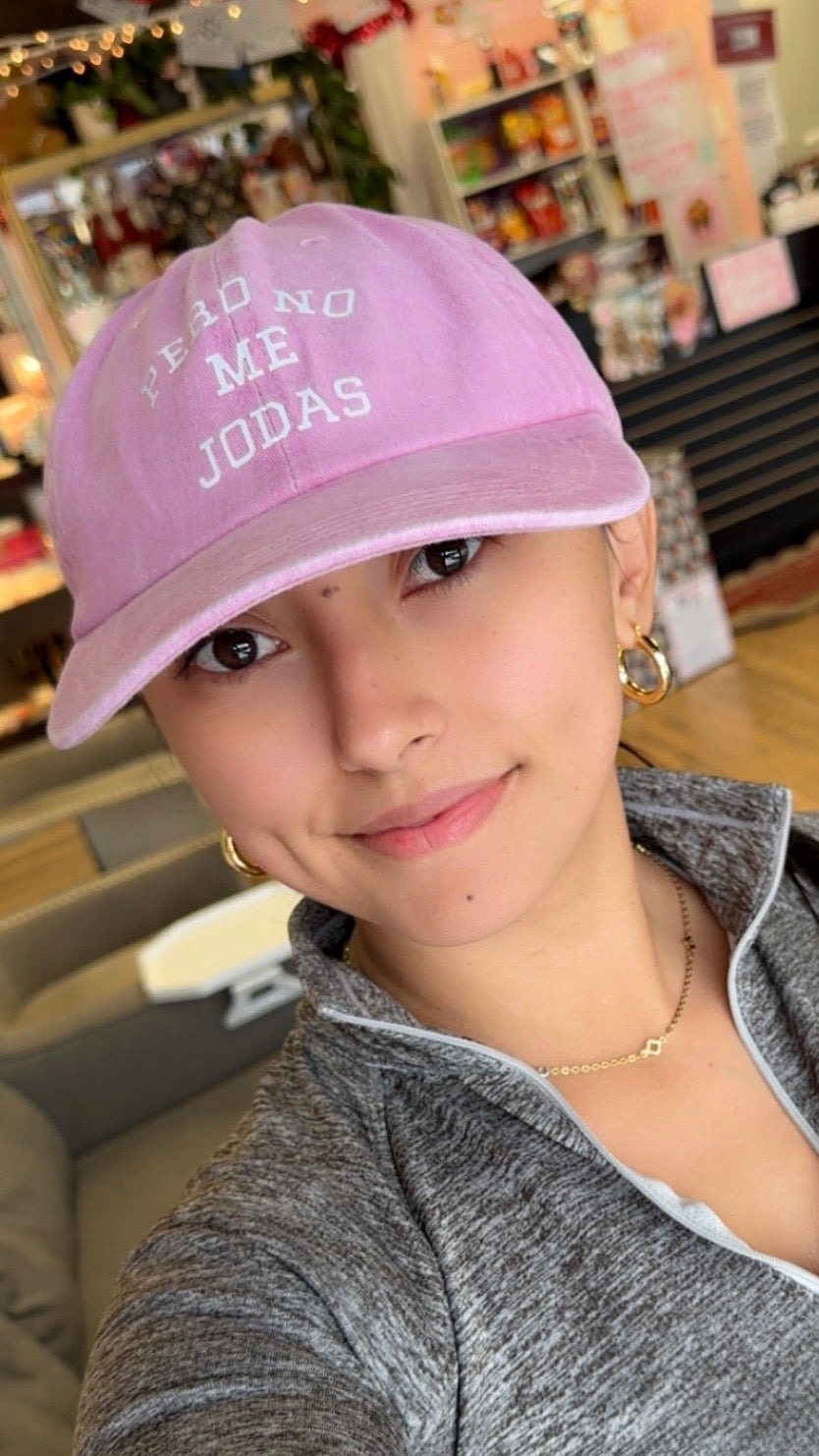 No Me Jodas Pink Ball Cap