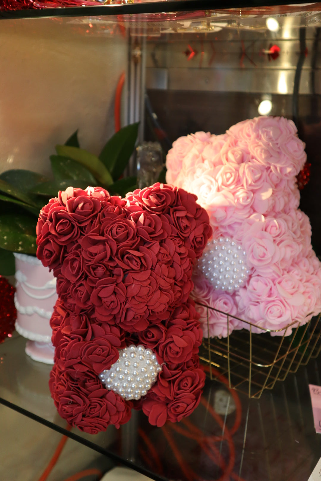 Rose Bears with Pearls