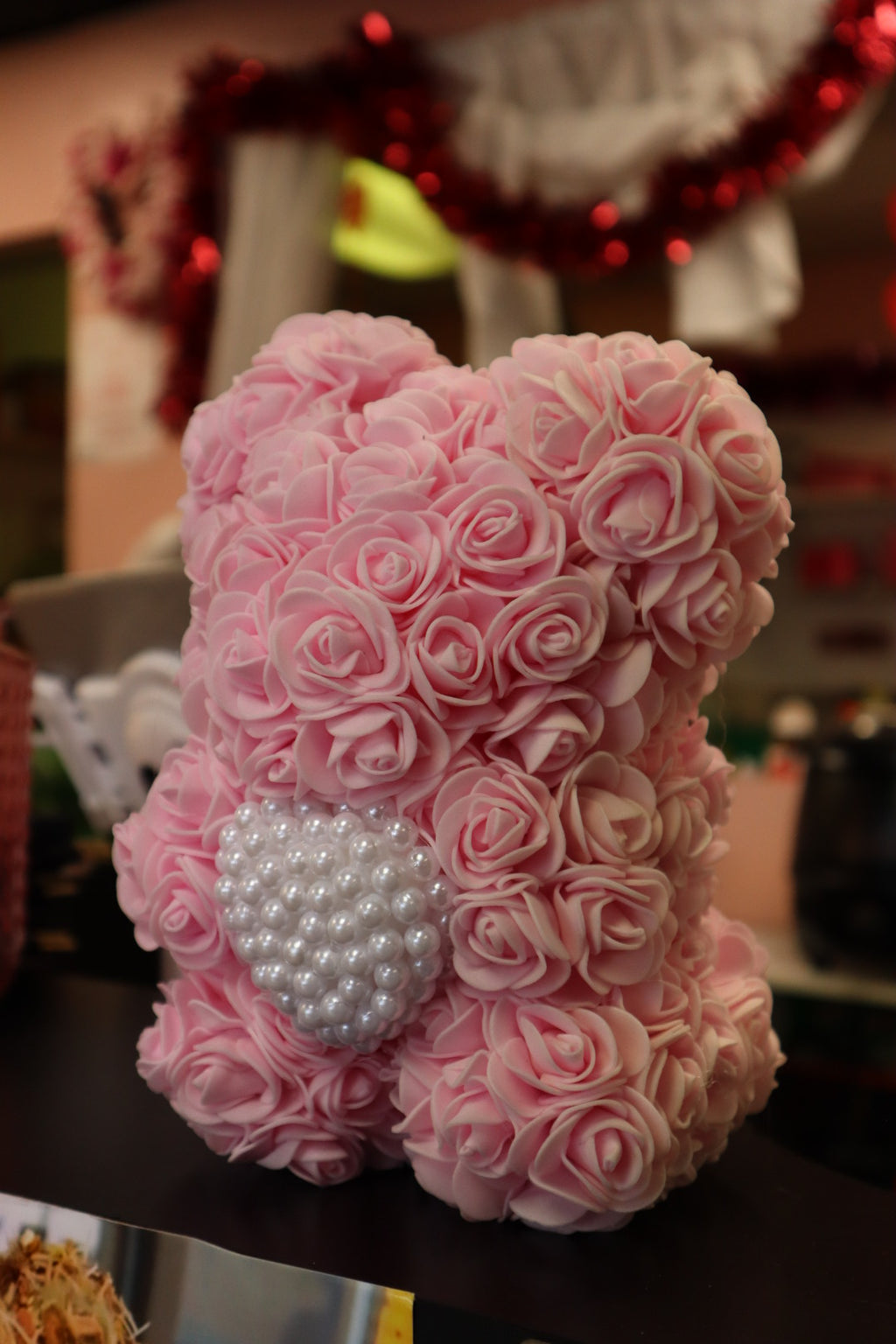 Rose Bears with Pearls