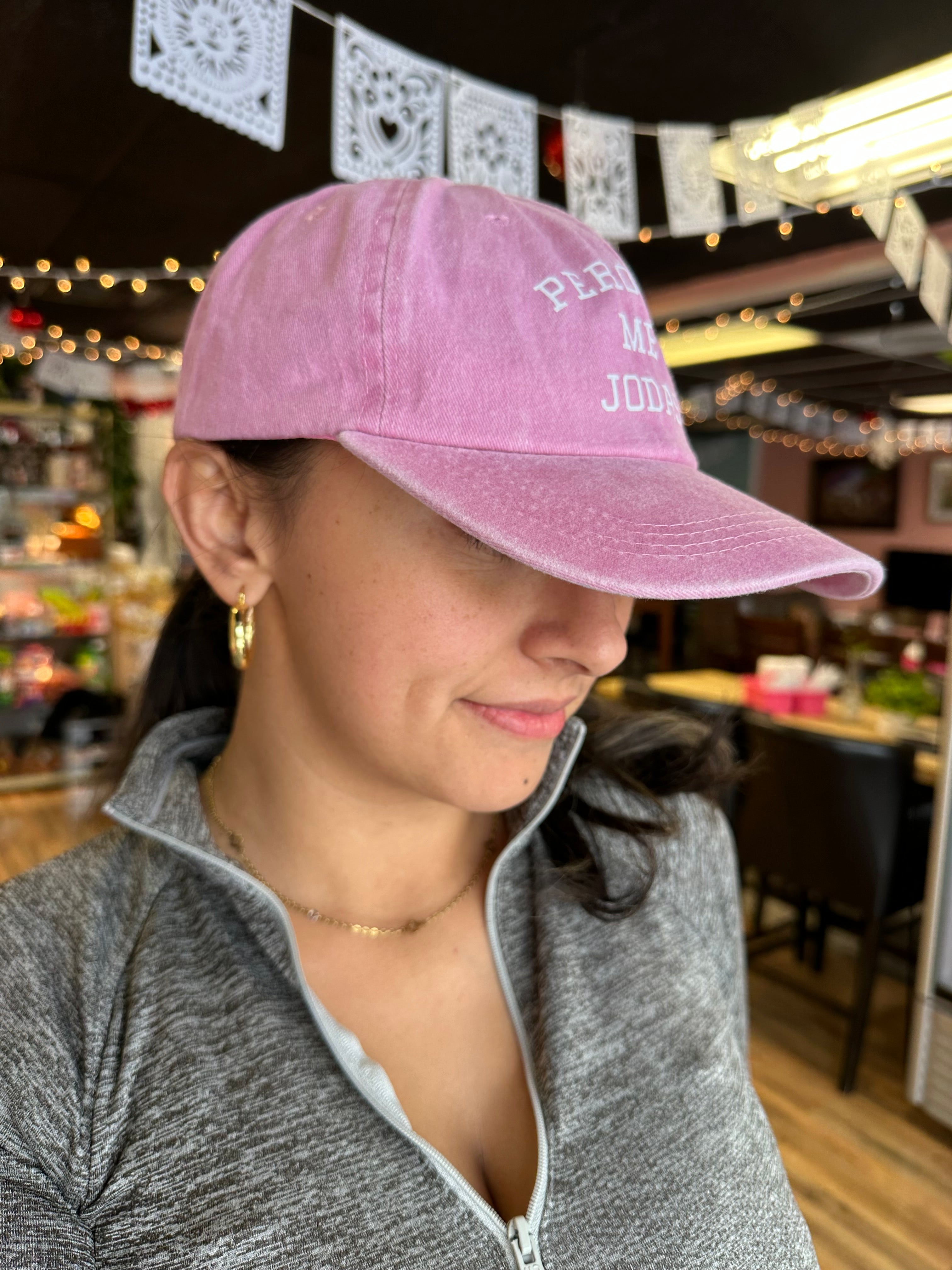 No Me Jodas Pink Ball Cap